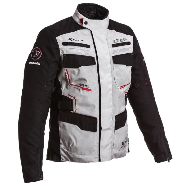 Giacche Moto Lunghe Bering Shield Gore-Tex Black Grey