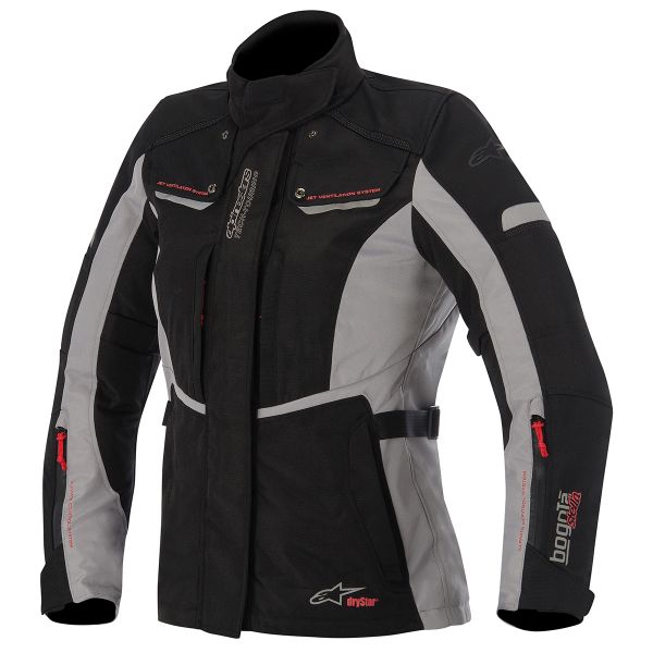 Giacche Moto Lunghe Alpinestars Stella Bogota Drystar Black Dark Gray Giacche Moto Lunghe Alpinestars Stella Bogota Drystar Black Dark Gray