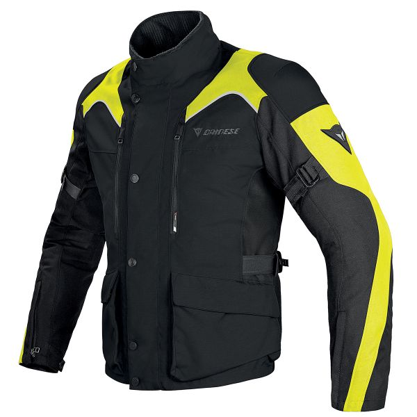 Giacche Moto Lunghe Dainese Tempest D-Dry Black Yellow Fluo Giacche Moto Lunghe Dainese Tempest D-Dry Black Yellow Fluo