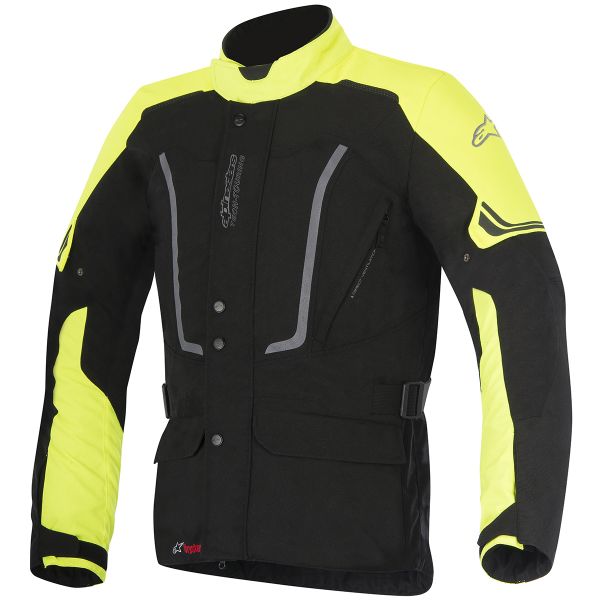 Giacche moto Alpinestars Vence Drystar Black Yellow Fluo