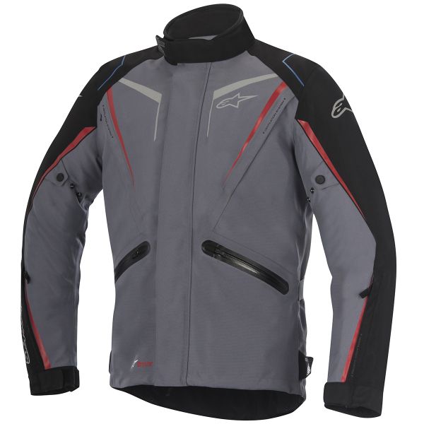 Giacche Moto Lunghe Alpinestars Yokohama Drystar Dark Grey Red Giacche Moto Lunghe Alpinestars Yokohama Drystar Dark Grey Red