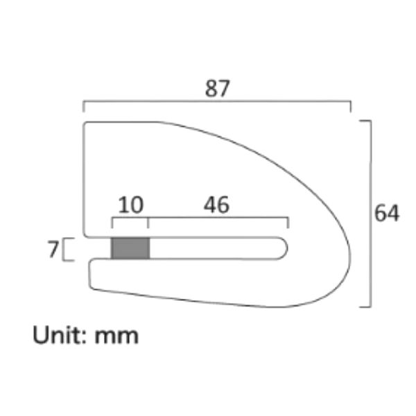 Xena Blocca Disco Allarme XX10 SRA