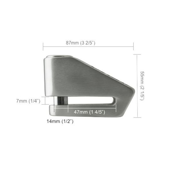 Xena Blocca Disco X2 Alluminio SRA