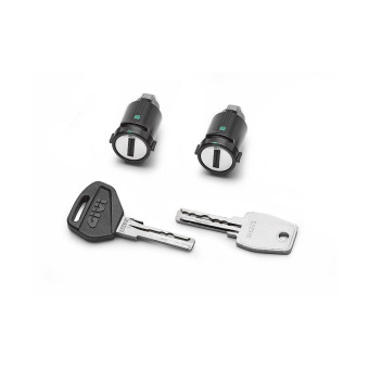 Accessori Bauletti Givi Kit di serrature a 2 cilindri per bauletto e valigia Accessori Bauletti Givi Kit di serrature a 2 cilindri per bauletto e valigia
