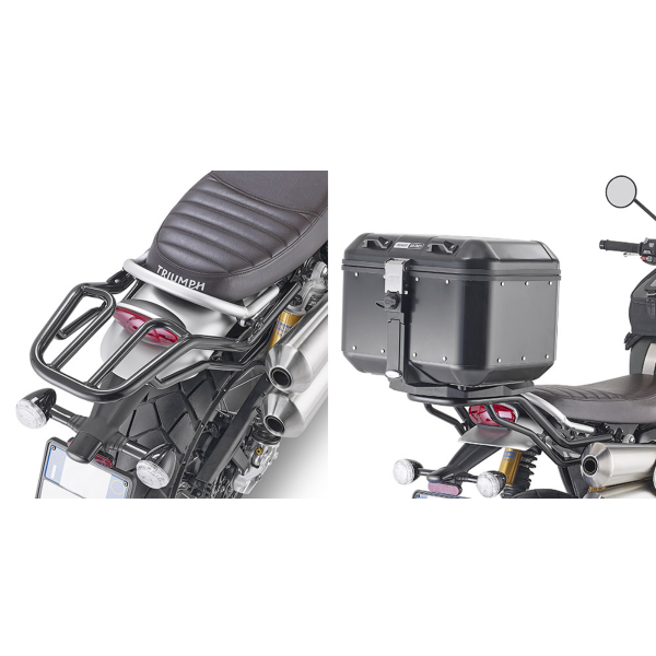 Kit di fissaggio bauletti Givi Supporto Monokey SR6416 Triumph Scrambler 1200 (19-20)
