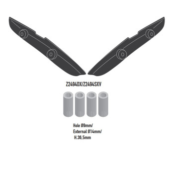 Kit di fissaggio valigie Givi Kit speciale 6419KIT Triumph Trident 660 (21-23) Kit di fissaggio valigie Givi Kit speciale 6419KIT Triumph Trident 660 (21-23)