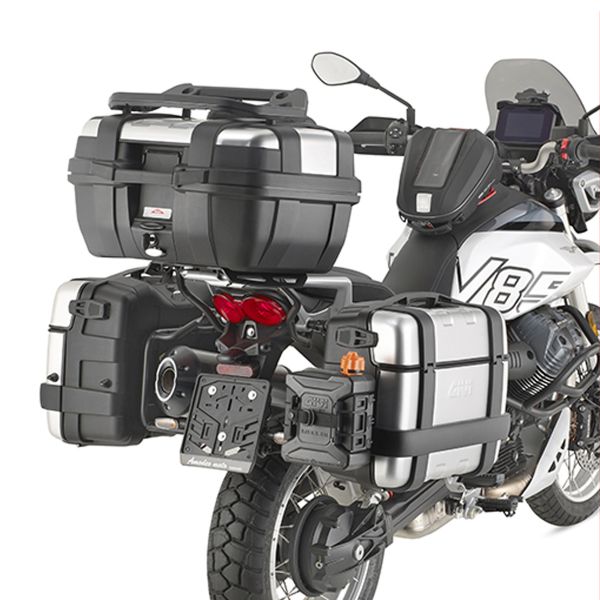 Kit di fissaggio valigie Givi Portapacchi Monokey per Moto Guzzi V85TT (24–26)