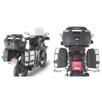 Kit di fissaggio valigie Givi Portacasse monokey PL9251 Voge Valico 500DS (20-23) Kit di fissaggio valigie Givi Portacasse monokey PL9251 Voge Valico 500DS (20-23)