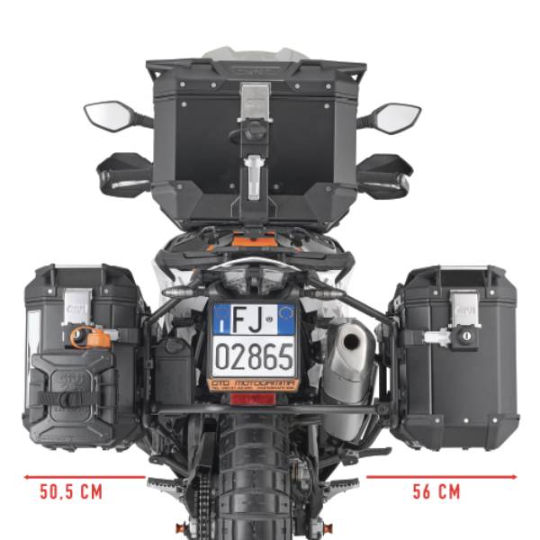 Kit di fissaggio valigie Givi Portavaligie Trekker Outback PLO7717CAM KTM 790/890 Adventure/890 SMT