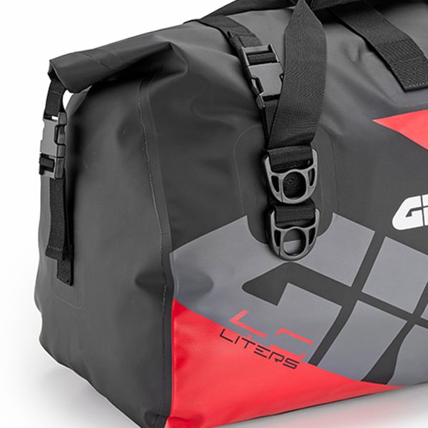 Givi Borsa da sella EA115GRB Impermeabile 40L Grigio Rosso