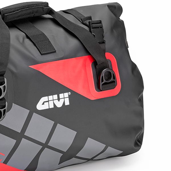 Givi Borsa da sella EA115GRB Impermeabile 40L Grigio Rosso