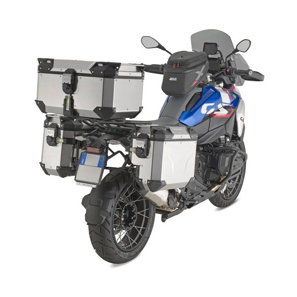 Givi Bagaglio Trekker Outback EVO 37L anodizzato lato destro