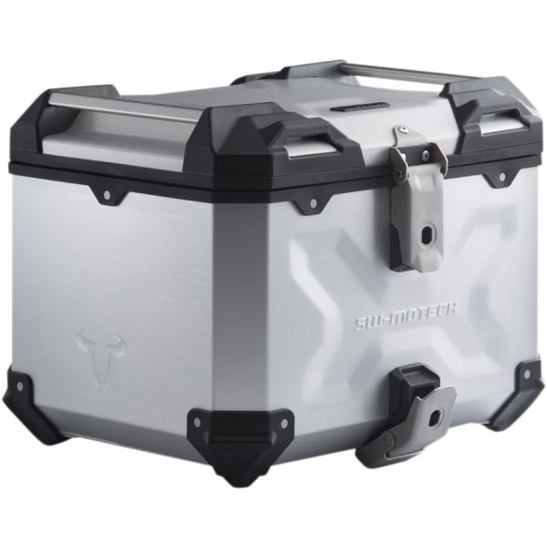 Bauletti - Valigie moto SW-MOTECH Top Case Trax Adv 38L Silver