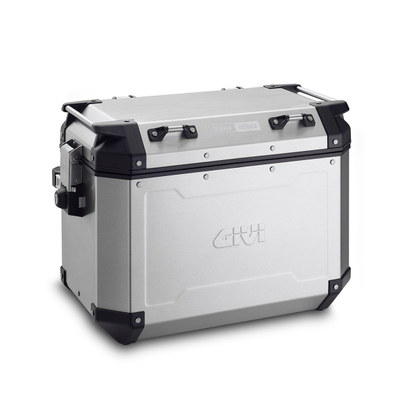 Bauletti - Valigie moto Givi Paio di Valigie Monokey Trekker Outback 48L + 37L Silver Pack2