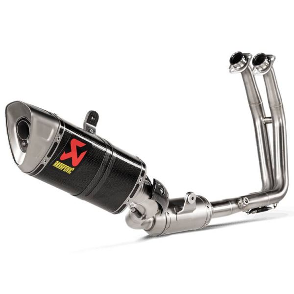 Linea completa Akrapovic Suzuki GSX-8S Racing Inox/Carbonio (23-24)