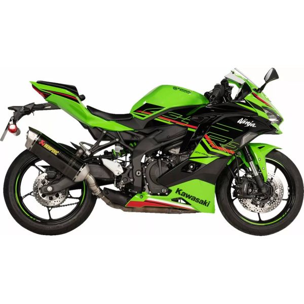 Akrapovic Carbonio/Titanio Kawasaki ZX-4R/ZX-4RR (23-24)