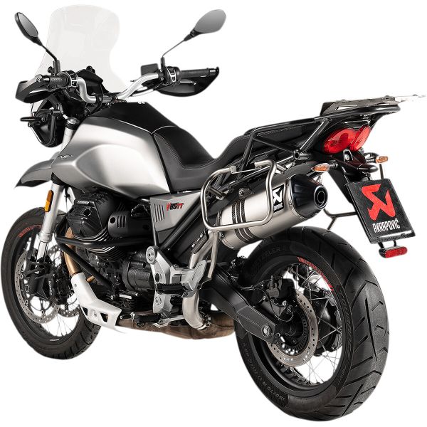 Akrapovic Titanio/Carbonio Moto Guzzi V85 (18-23)