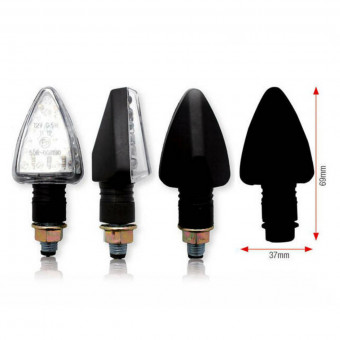 Lampeggianti moto & scooter Bihr Tri LED nero