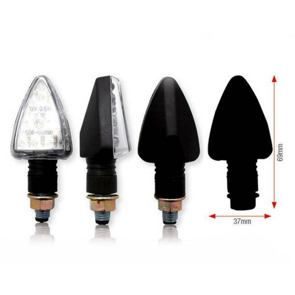 Lampeggianti moto & scooter Bihr Tri LED nero