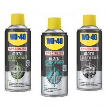 Pulizia & manutenzione WD-40 Kit per la pulizia della moto Pulizia & manutenzione WD-40 Kit per la pulizia della moto