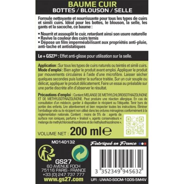 GS27 Balsamo per Cuoio