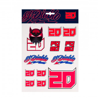 Adesivi Moto FABIO QUARTARARO FQ20 Big 20 Stickers Adesivi Moto FABIO QUARTARARO FQ20 Big 20 Stickers