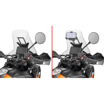 Supporto smartphone Givi Supporto telaio GPS Smartphone KTM 790/890 Adventure (23) Supporto smartphone Givi Supporto telaio GPS Smartphone KTM 790/890 Adventure (23)