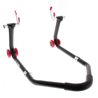 Cavalletti da officina Bihr Cavalletto posteriore universale staffe a V nere