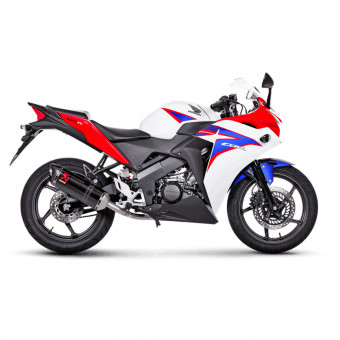 Linea completa Akrapovic Racing Inox Carbone Honda CBR125 2011-2016