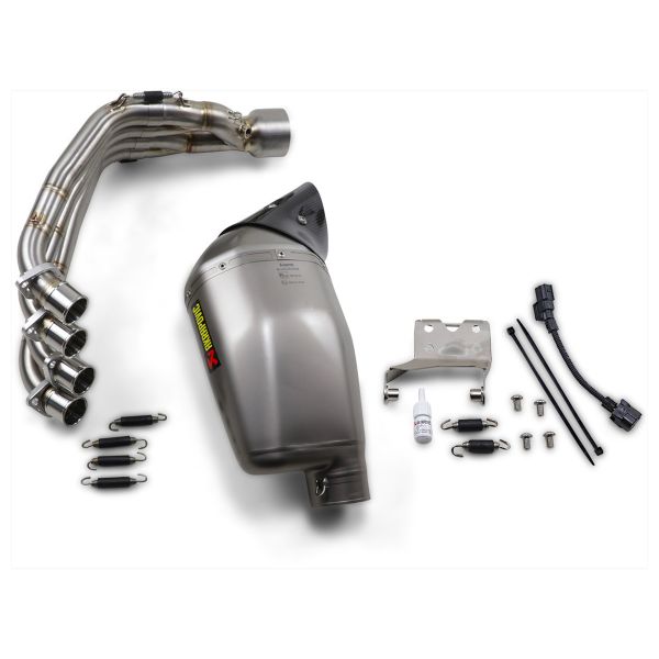 Linea completa Akrapovic Racing Inox/Titane/Carbone Honda CB650R/CB650F/CBR650R/CBR650F 2014-2020