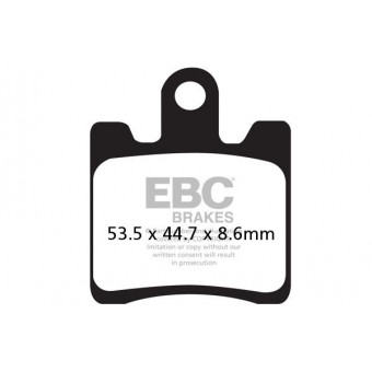 Pastiglie dei freni EBC EBC Carbone Scooter SFAC283/4 Pastiglie dei freni EBC EBC Carbone Scooter SFAC283/4