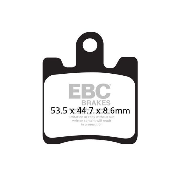 Pastiglie dei freni EBC EBC Carbone Scooter SFAC283/4