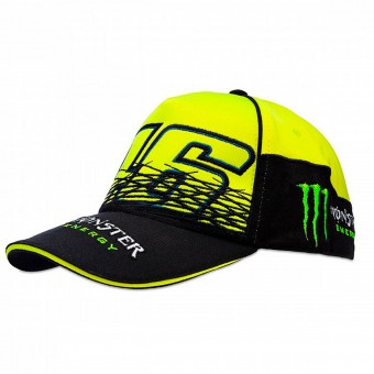Berretti da baseball moto VR 46 Cap Replica Monster Fluo Yellow VR46