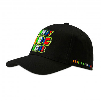 Berretti da baseball moto VR 46 Cap 1 Classic Stripes Black