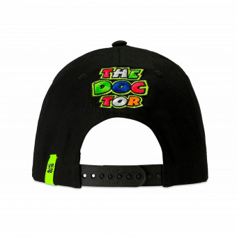 VR 46 Cap 2 Classic Stripes Black