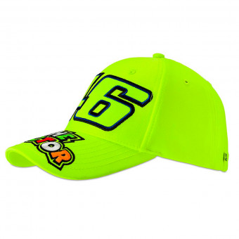 Berretti da baseball moto VR 46 Cap Classic 46 The Doctor Fluo Yellow