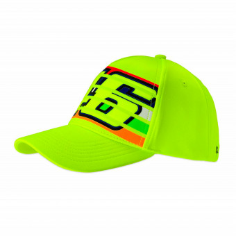 Berretti da baseball moto VR 46 Cap Classic Stripes Fluo Yellow