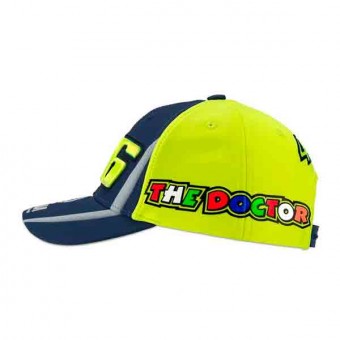 Berretti da baseball moto VR 46 Cap Kid Racing Yamaha VR46 Blu