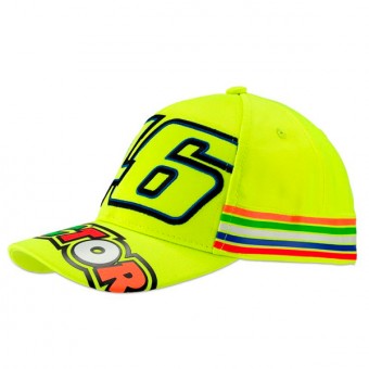 Berretti da baseball moto VR 46 Cap Kid Stripes Giallo