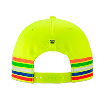VR 46 Cap Stripes VR46 Giallo Fluo