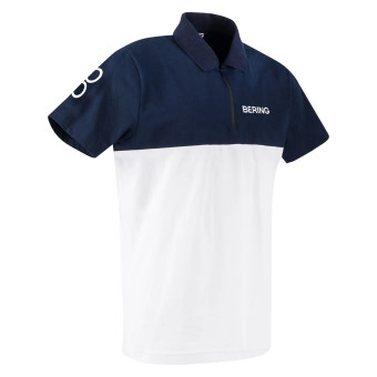 Polo Moto Bering Polo 2023 Uomo Navy bianco