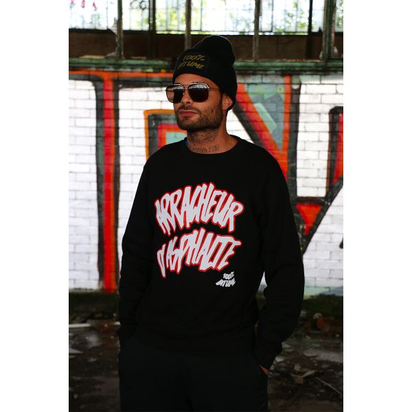 Pullover Moto 100% Bitume Pull Arracheur d'Asphalte