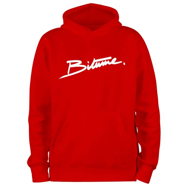 Pullover Moto 100% Bitume Hoodie Signature Big Red