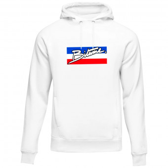Pullover Moto 100% Bitume Hoodie HilfiNouch White
