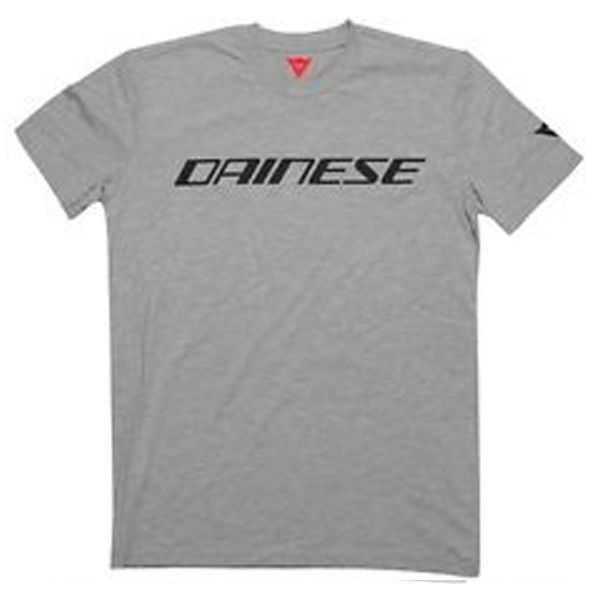 T-Shirt Moto Dainese Dainese T-Shirt Grey Melange Black T-Shirt Moto Dainese Dainese T-Shirt Grey Melange Black