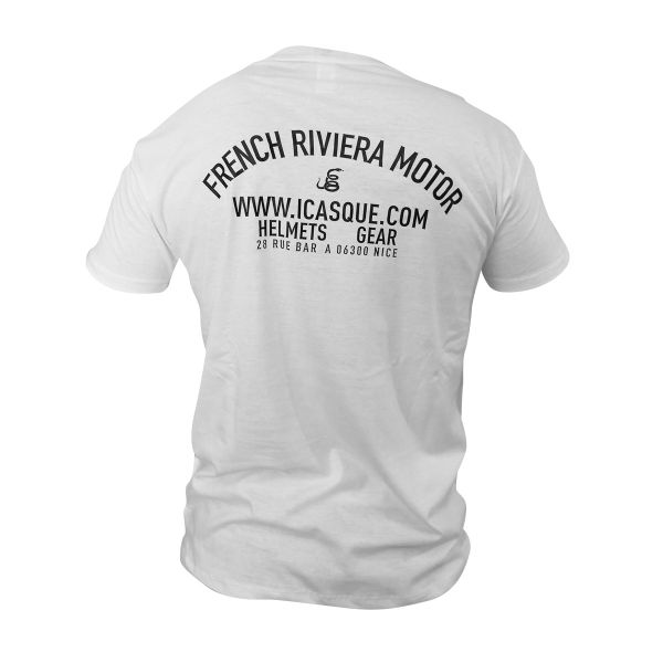 T-Shirt Moto iCasque French Riviera Motor White T-Shirt Moto iCasque French Riviera Motor White