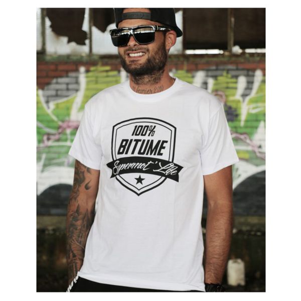 T-Shirt Moto 100% Bitume Supermot Life