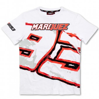 T-Shirt Moto Marquez 93 T-Shirt White MM93