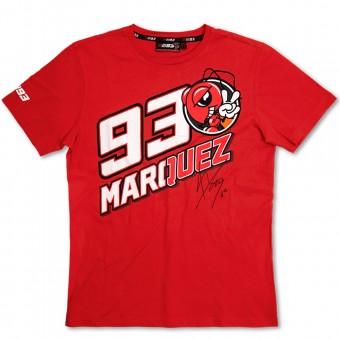 T-Shirt Moto Marquez 93 T-Shirt Red MM93