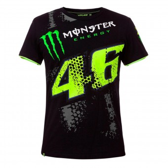 T-Shirt Moto VR 46 T-Shirt Repplica DTBC Monster Black VR46
